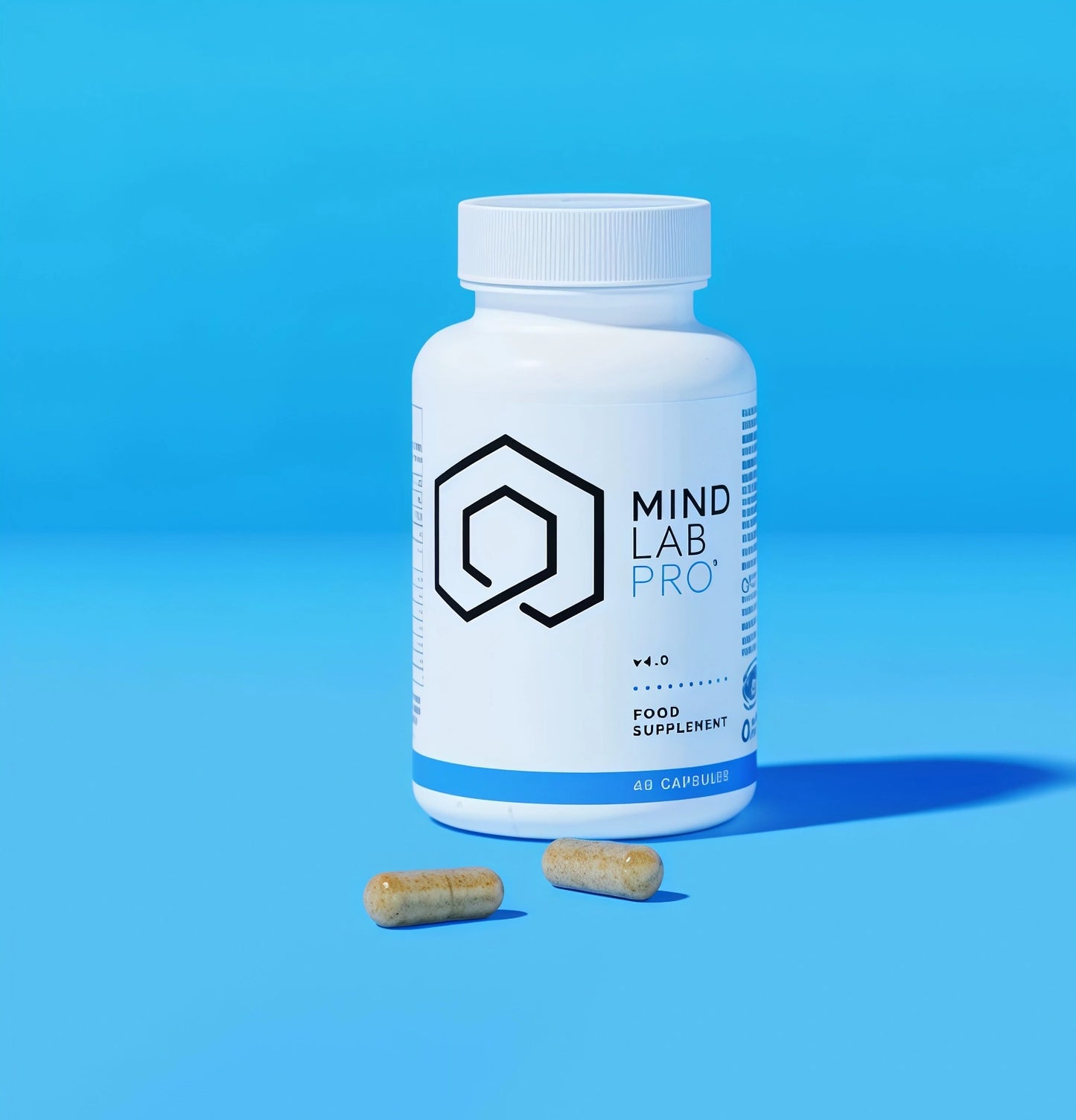 Mind Lab Pro® MLP® v4 Universal Nootropic™ Brain Booster Supplement for Focus, Memory, Clarity, Energy - 60-Count - Plant-Based, Naturally Sourced Memory Vitamins for Better Brain Health